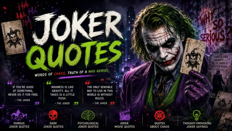 Joker Quotes