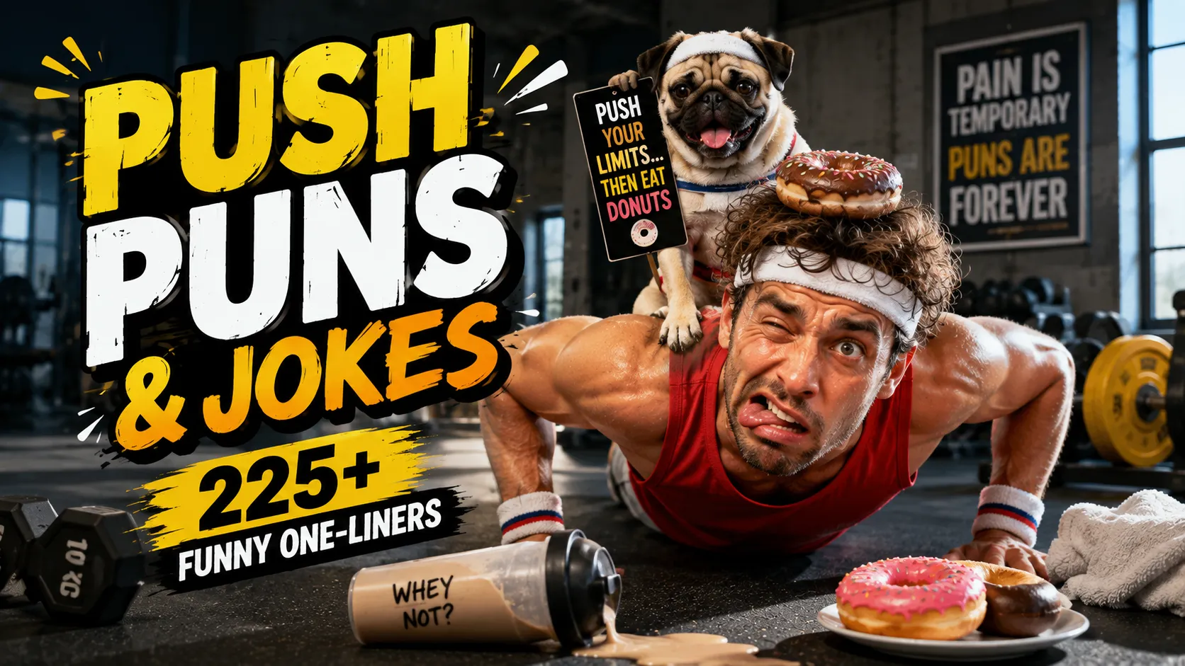 Push Puns and Jokes