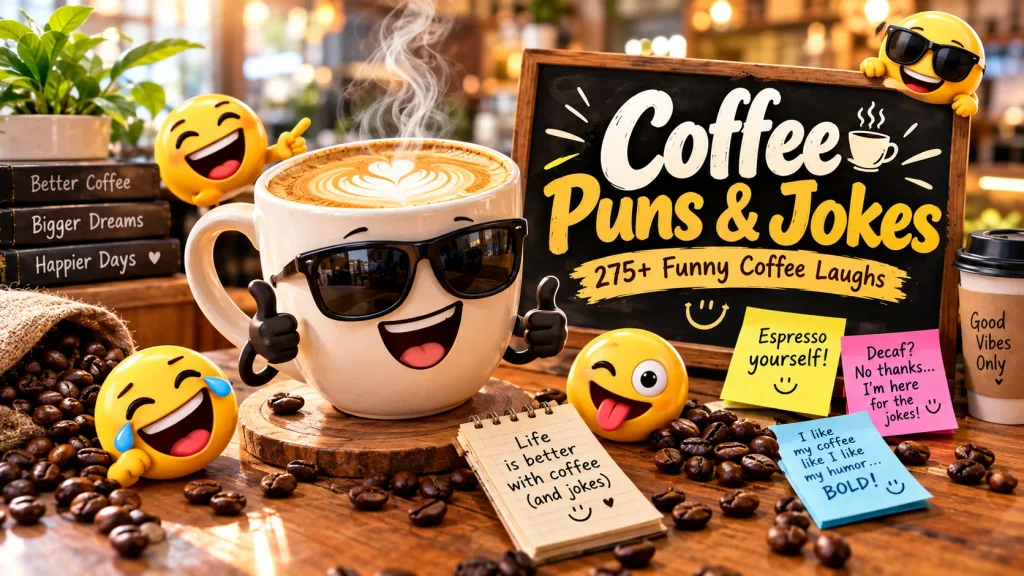 Coffee Puns and Jokes