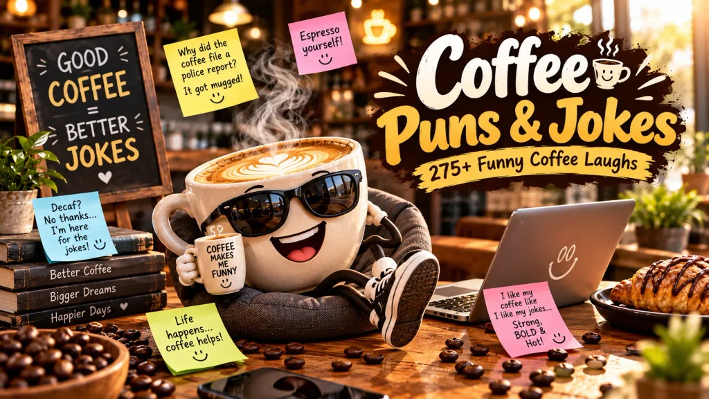 Coffee Puns and Jokes