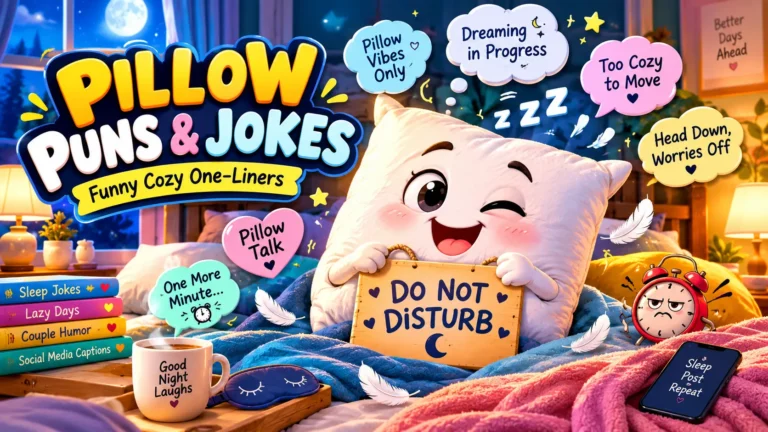 Pillow Puns and Jokes
