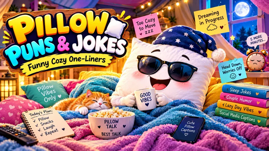 Pillow Puns and Jokes