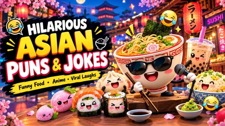 Hilarious Asian Puns and Jokes