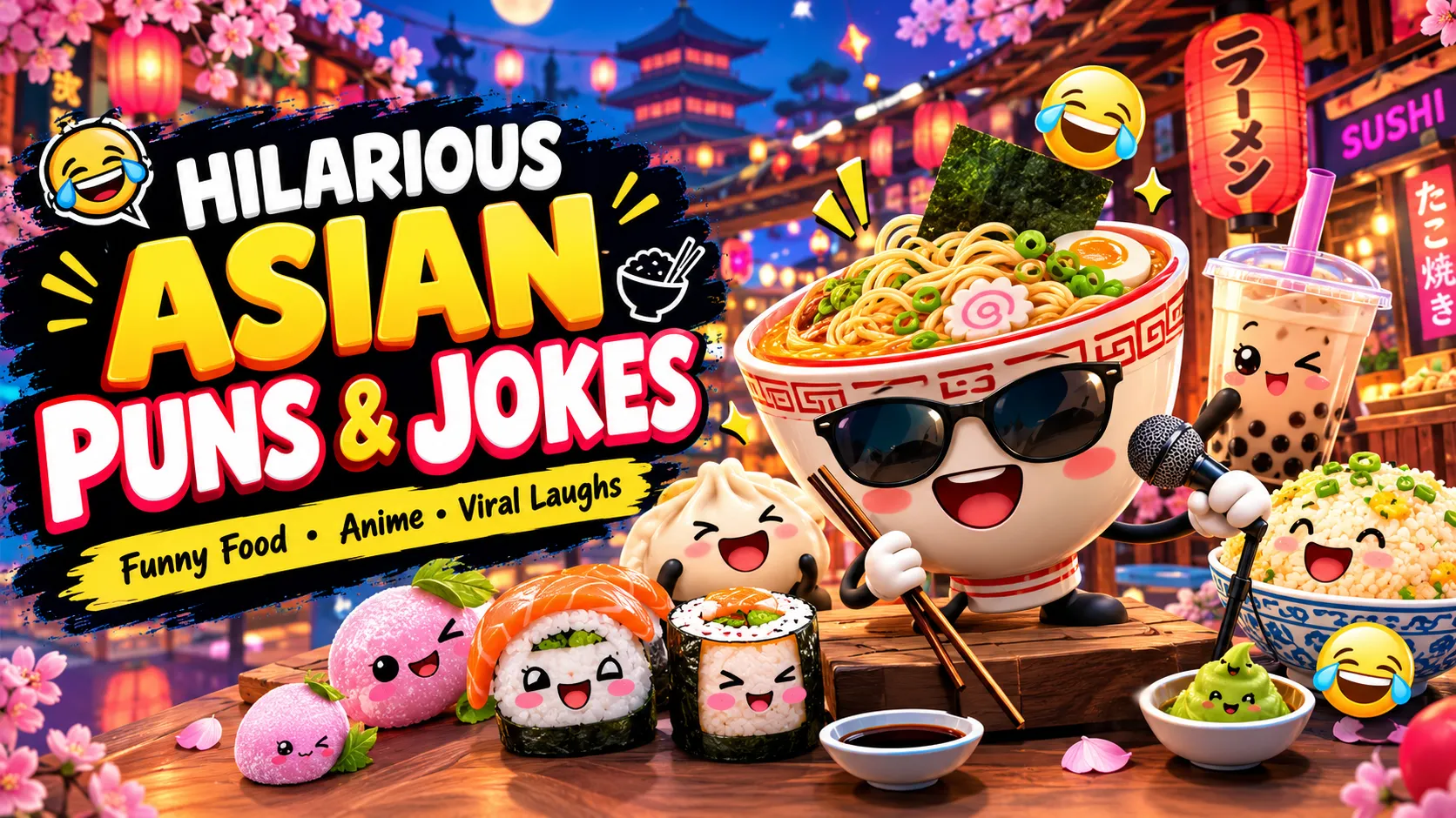 Hilarious Asian Puns and Jokes