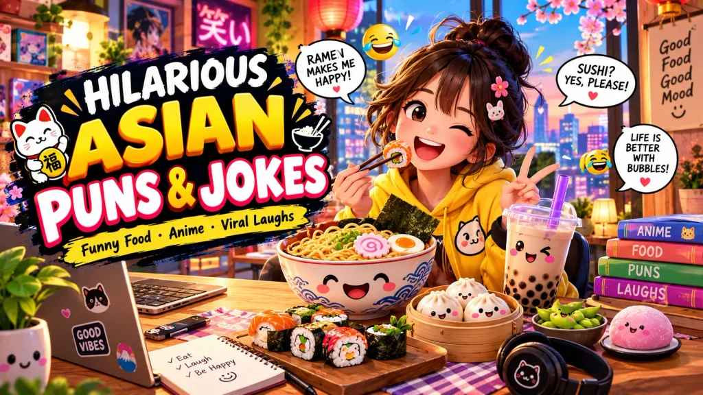 Hilarious Asian Puns and Jokes