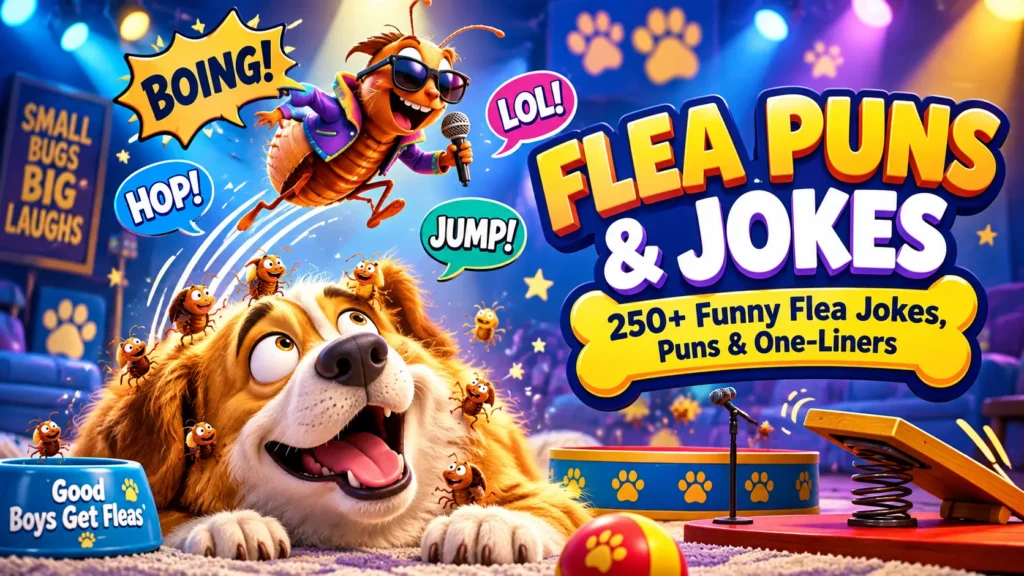 Flea Puns and Jokes