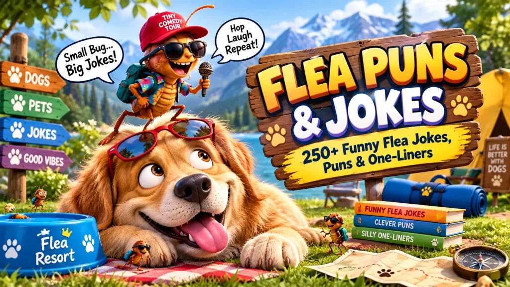 Flea Puns and Jokes