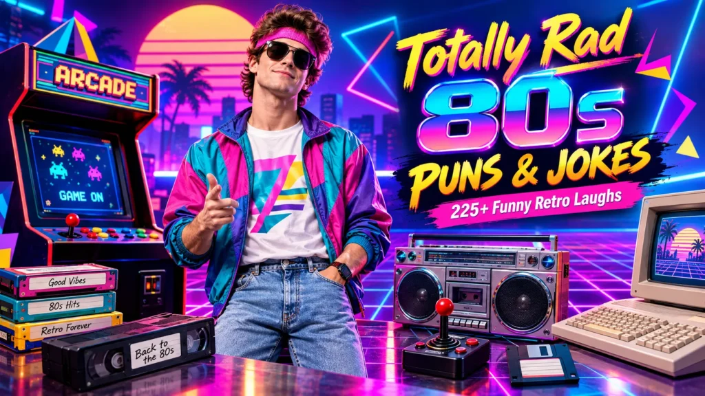 Totally Rad 80s Puns and Jokes