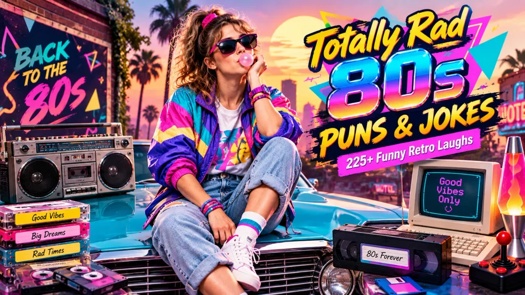 Totally Rad 80s Puns and Jokes
