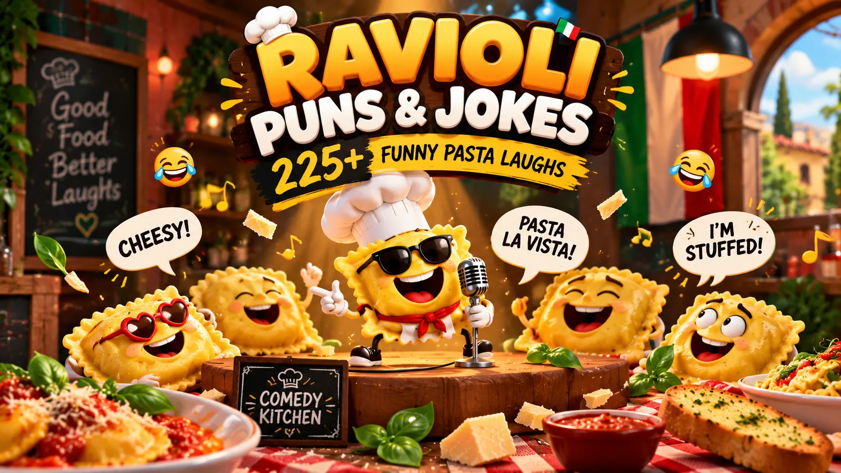 Ravioli Puns and Jokes