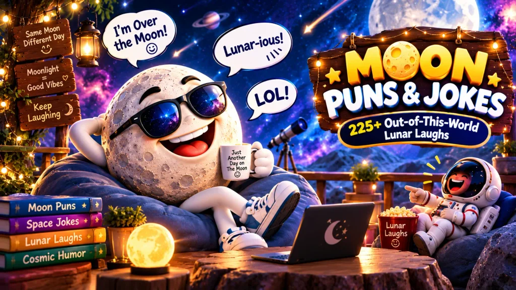 Moon Puns and Jokes