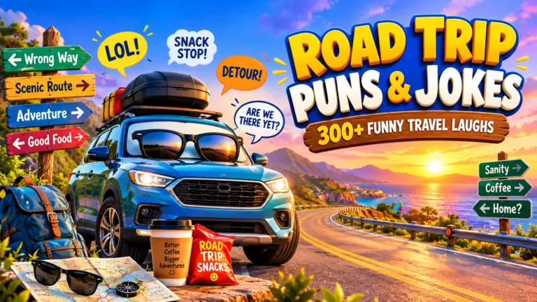 Road Trip Puns and Jokes