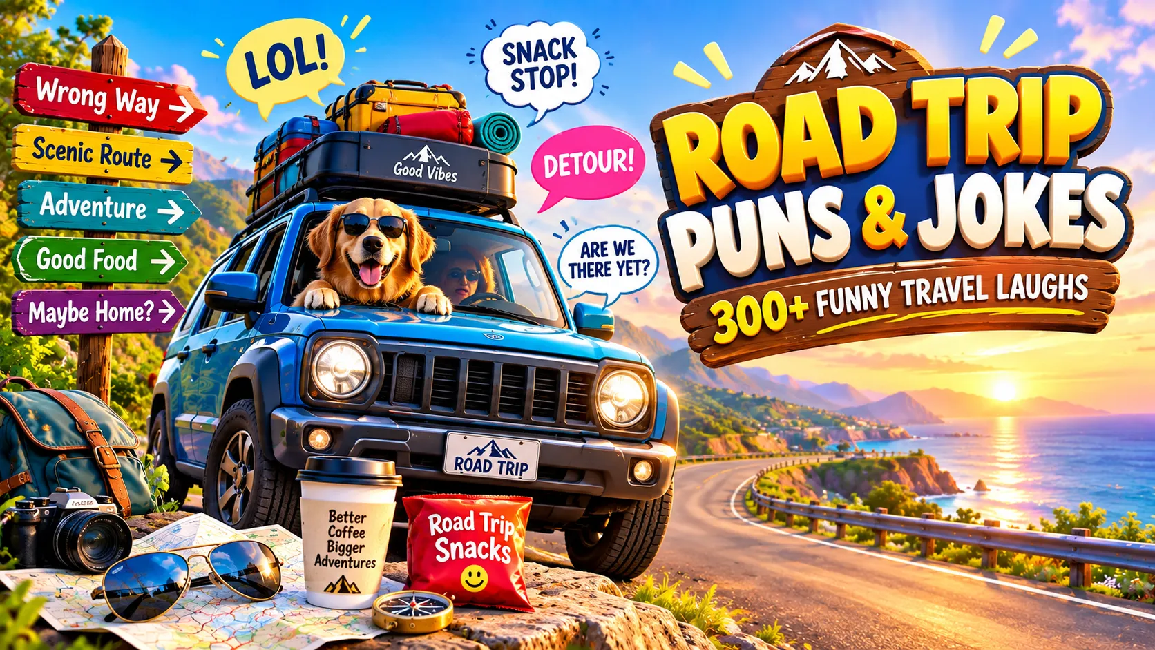 Road Trip Puns and Jokes