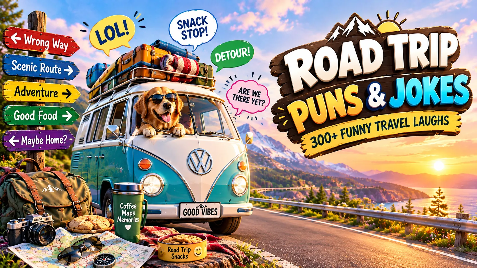 Road Trip Puns and Jokes
