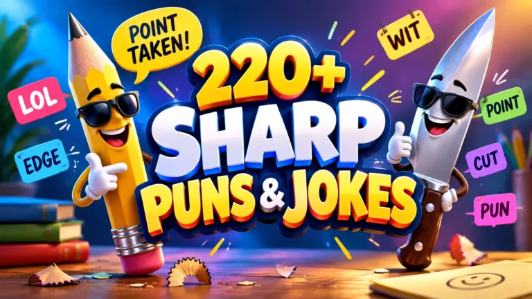 Sharp Puns and Jokes