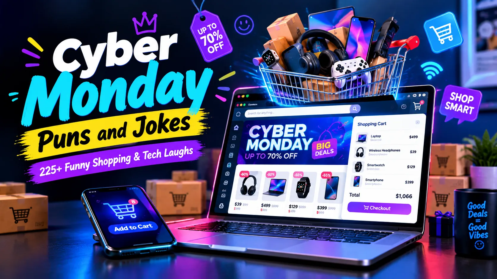 Cyber Monday Puns and Jokes