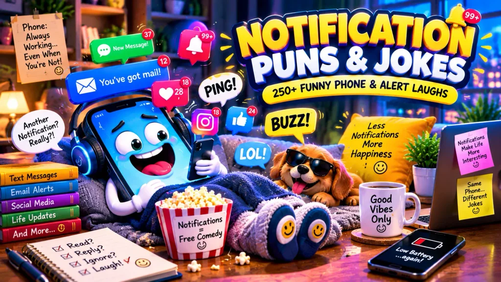 Notification Puns and Jokes
