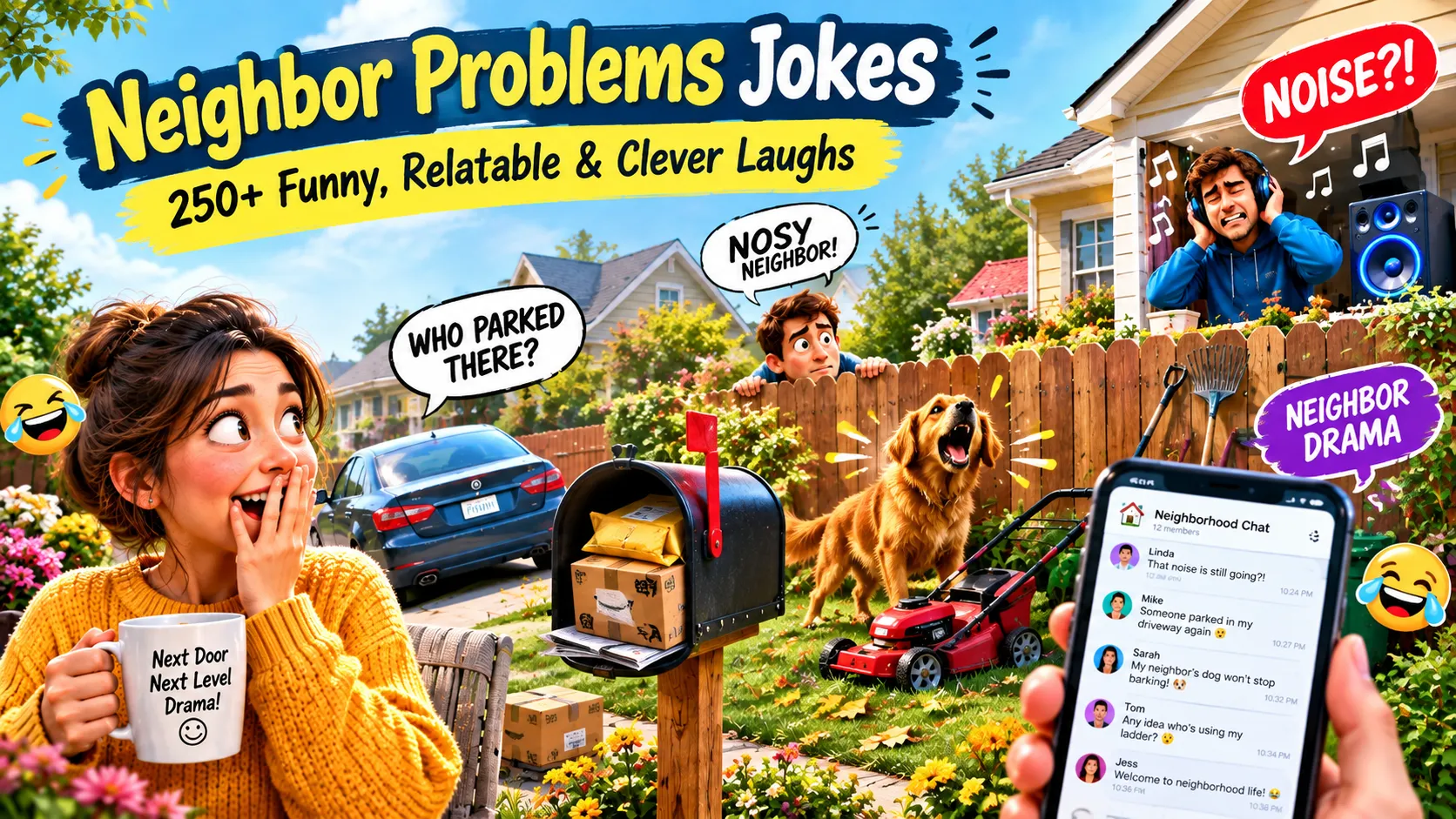 Neighbor Problems Jokes