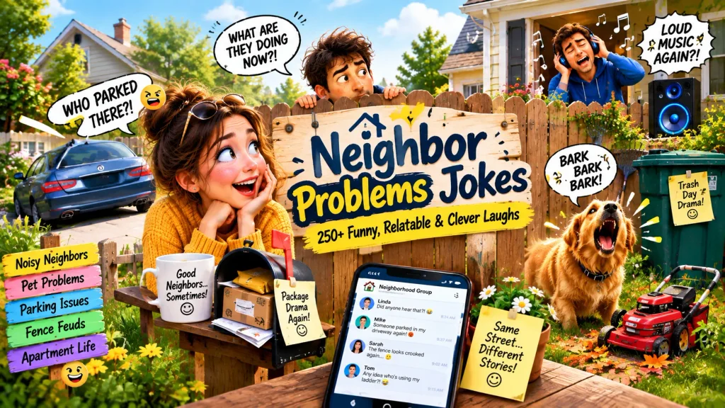 Neighbor Problems Jokes