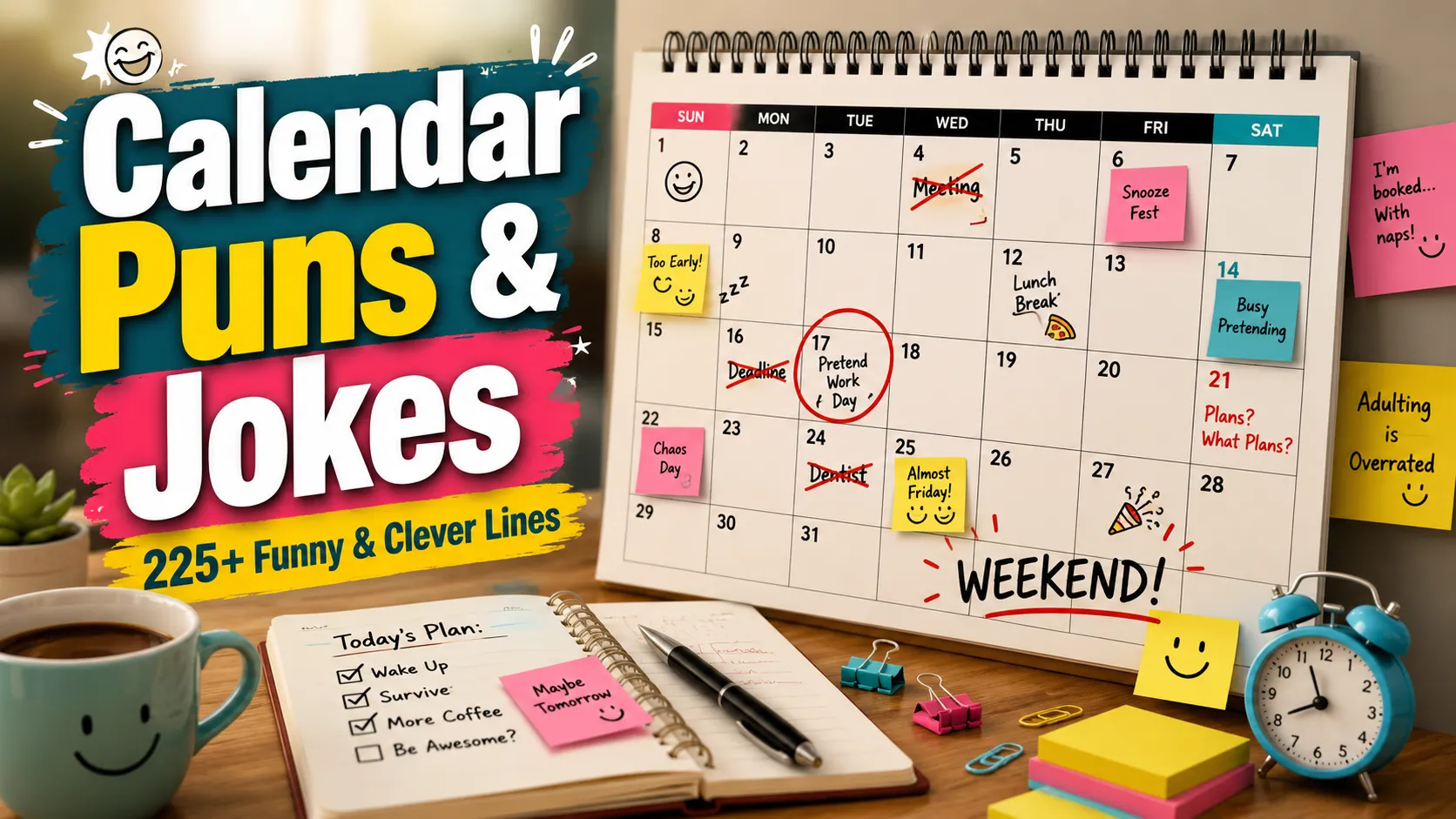 Calendar Puns and Jokes