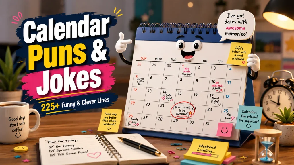 Calendar Puns and Jokes