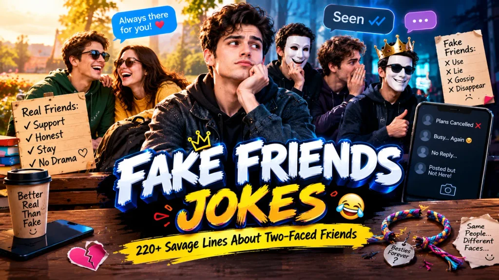 Fake Friends Jokes