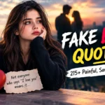 Fake Love Quotes