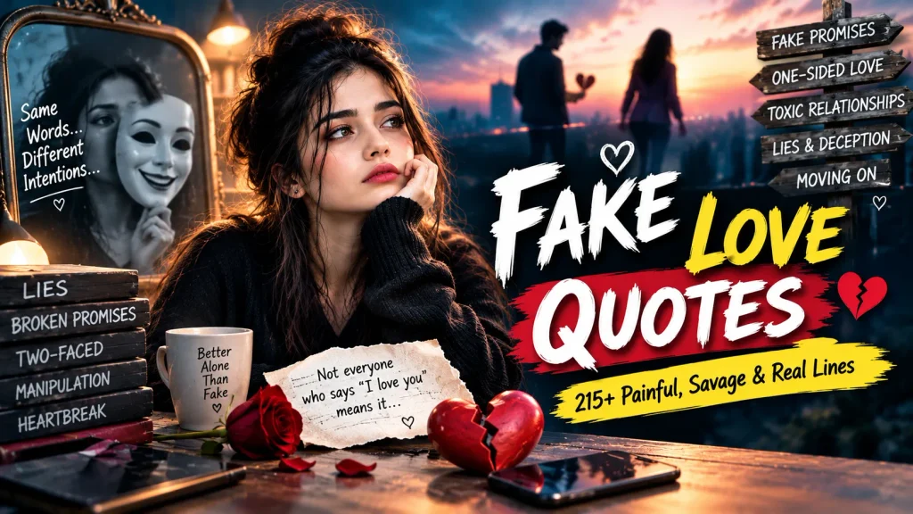Fake Love Quotes
