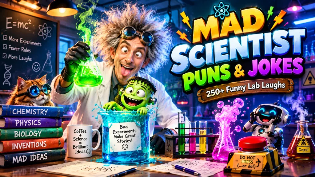 Mad Scientist Puns and Jokes