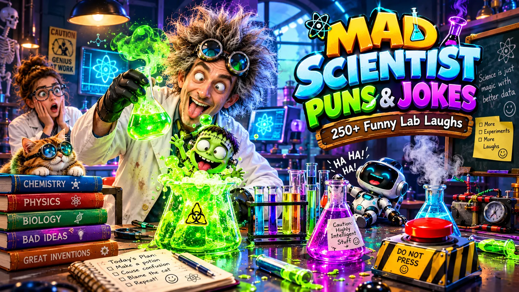 Mad Scientist Puns and Jokes