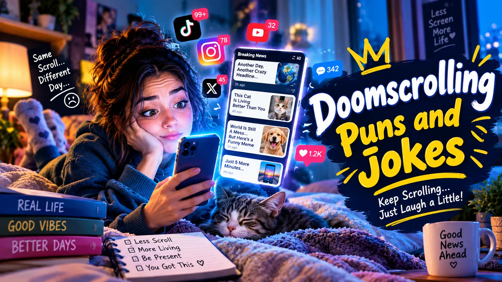 Doomscrolling Puns and Jokes