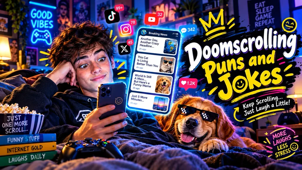 Doomscrolling Puns and Jokes