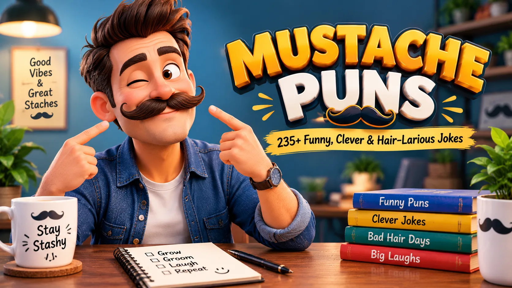 Mustache Puns