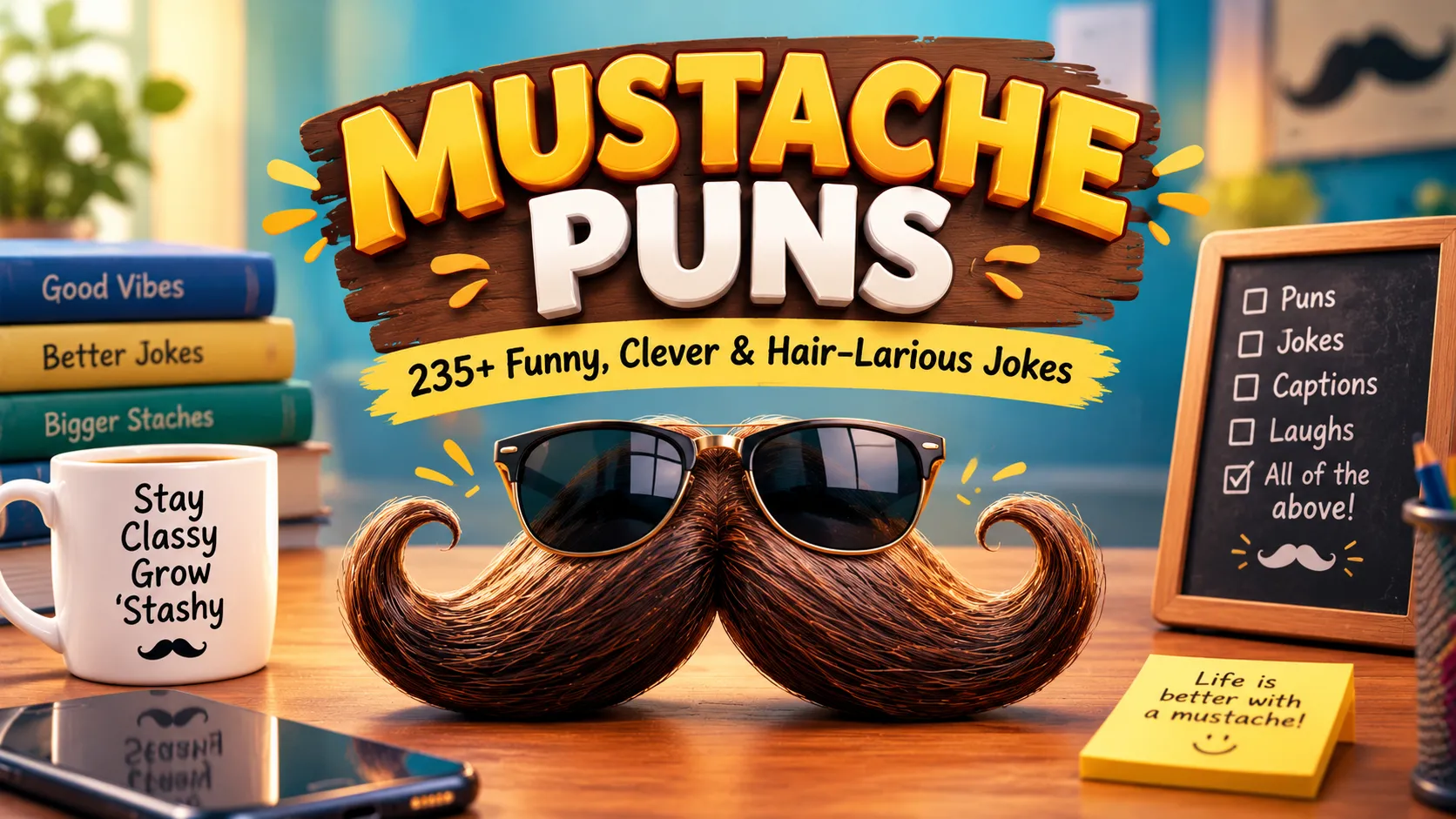Mustache Puns