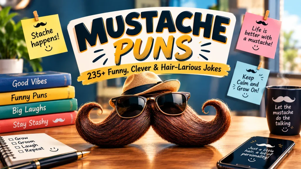 Mustache Puns